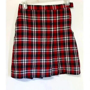 SchoolBelles plaid uniform skirt with pockets shorts under juniors size 6 or‎ 26